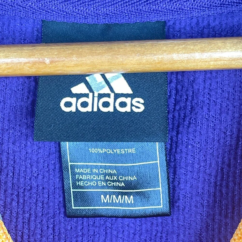 Los Angeles Lakers NBA Adidas Full Zip Up Hoodie/Jacket Mens Medium